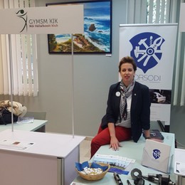 Vorstellung an der Veranstaltung des Klubs der Unternehmerinnen